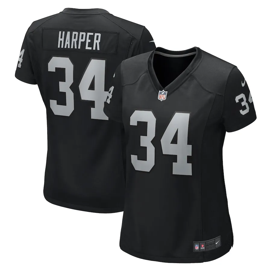 Thomas Harper Las Vegas Raiders Nike Women's  Game Jersey -  Black