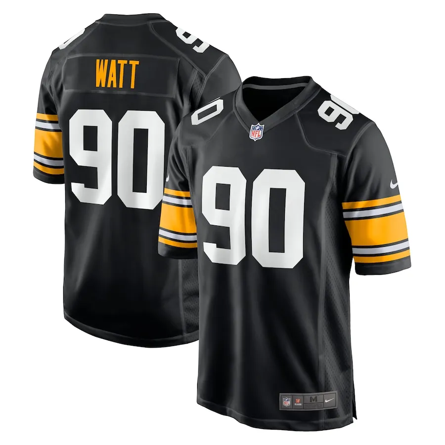 T.J. Watt Pittsburgh Steelers Nike Alternate Game Jersey -  Black 5344