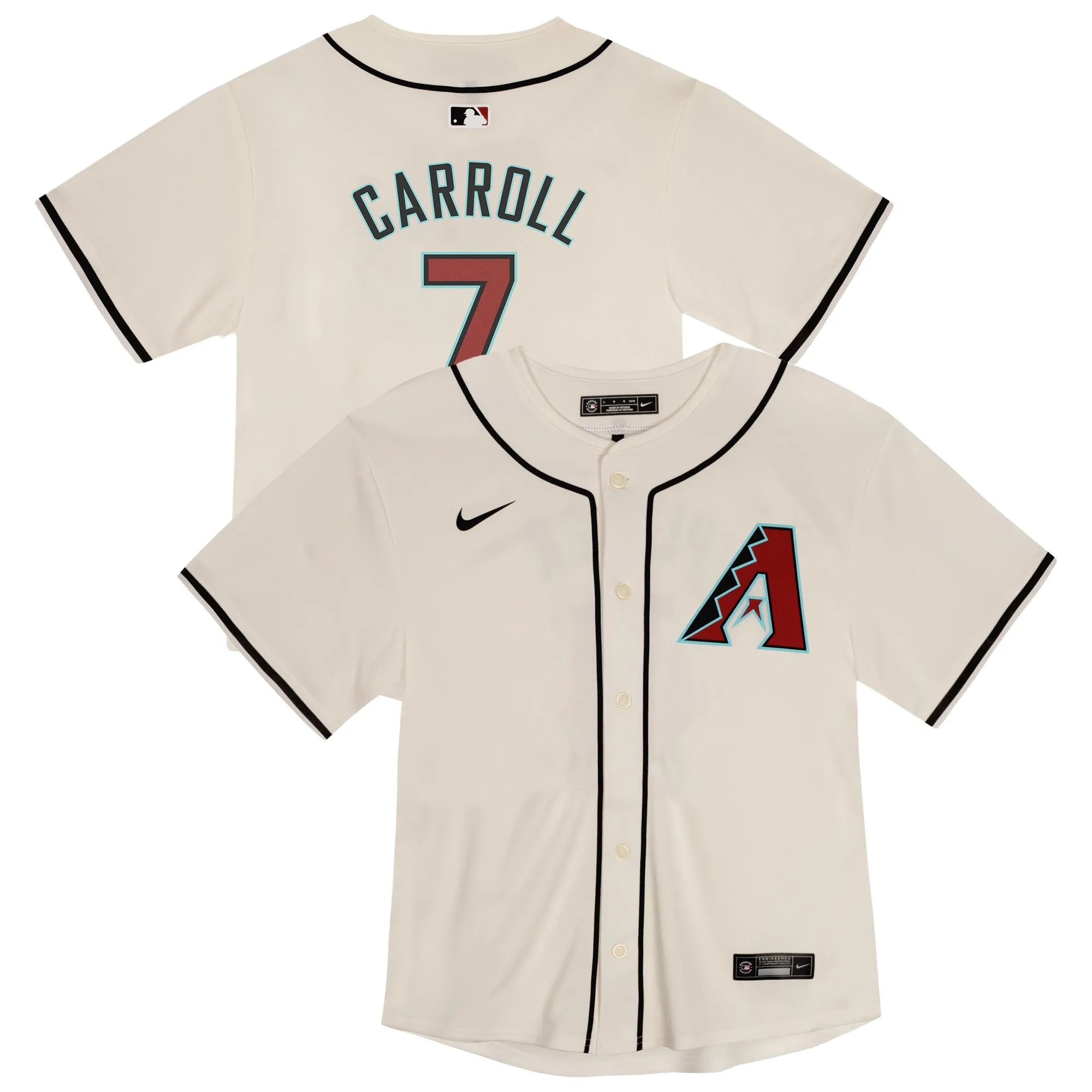 Corbin Carroll Arizona Diamondbacks Nike Toddler Home Game Jersey - White