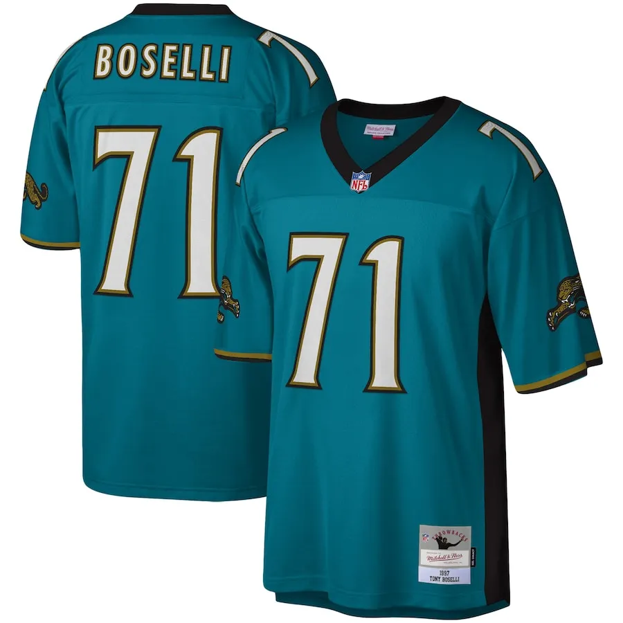Tony Boselli Jacksonville Jaguars Mitchell &amp Ness Legacy Replica Jersey - Teal