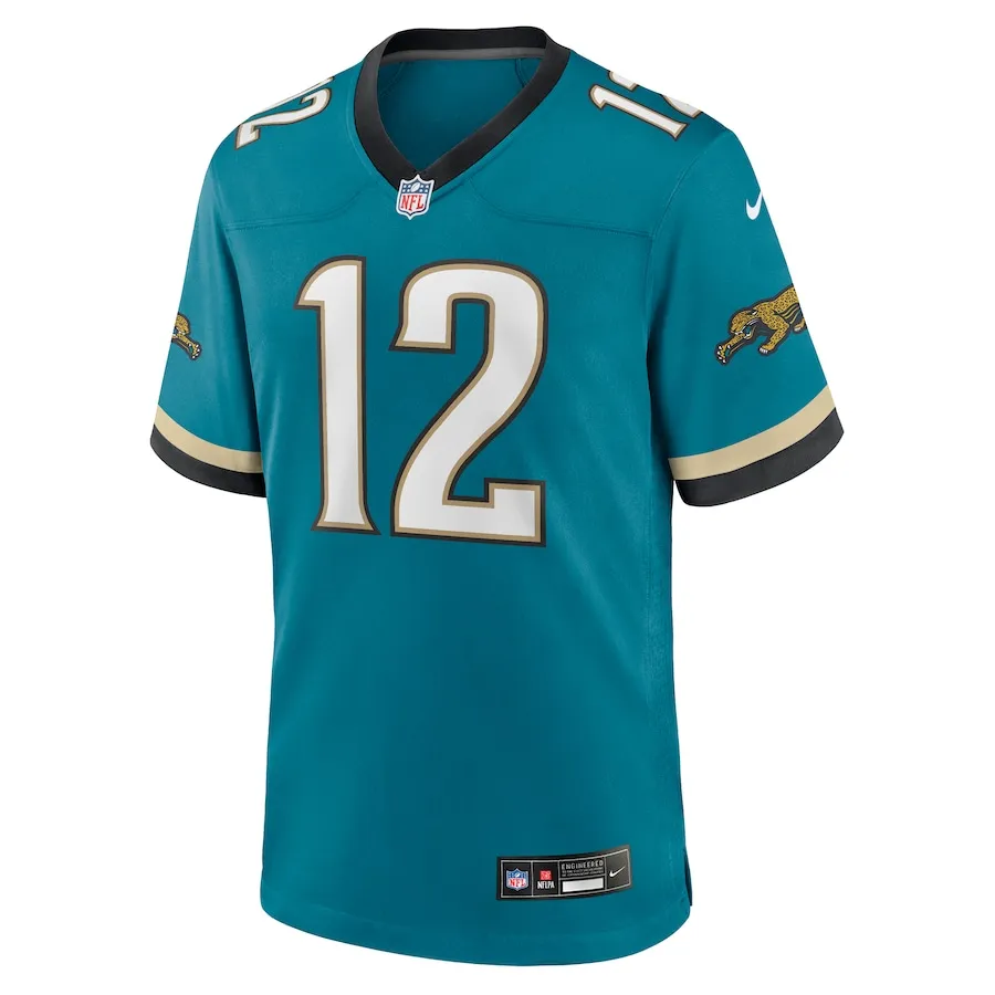 Travis Hunter Jacksonville Jaguars Nike 2025 NFL Draft First Round Pick 2nd Alternate Game Jersey - Teal