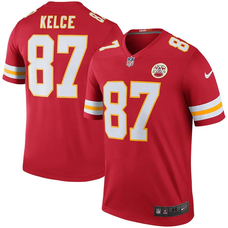 Travis Kelce Kansas City Chiefs Nike Team Legend Jersey - Red