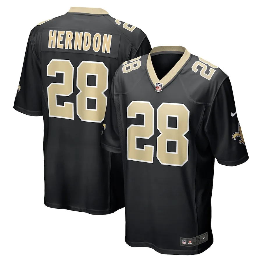 Tre Herndon New Orleans Saints Nike  Game Jersey -  Black