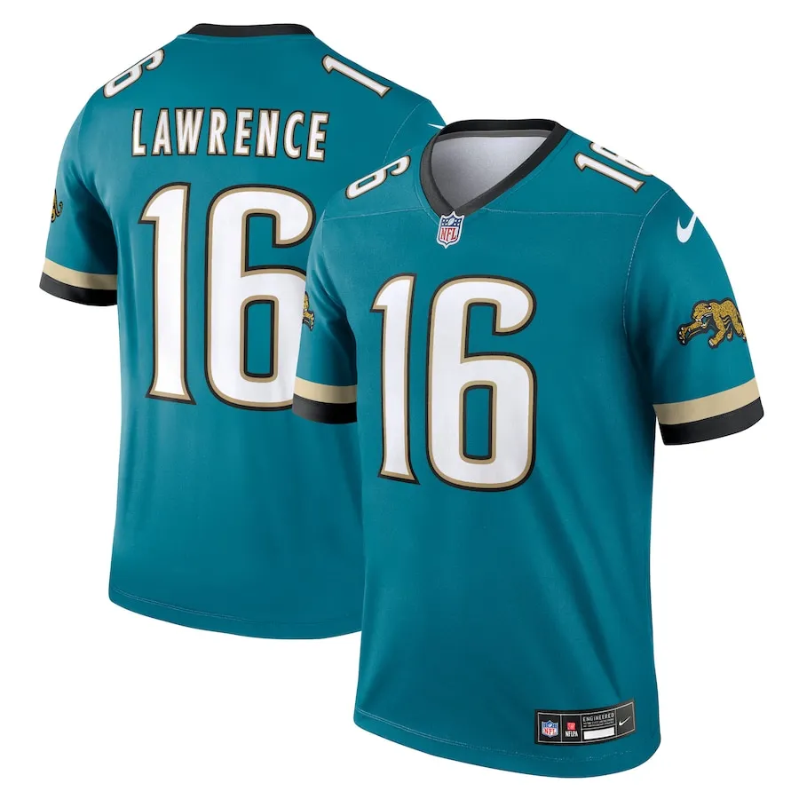 Trevor Lawrence Jacksonville Jaguars Nike Alternate Legend Jersey - Teal