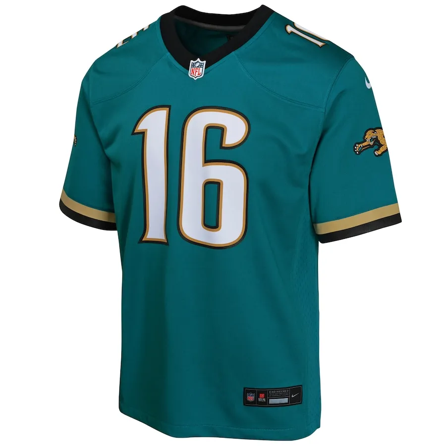 Trevor Lawrence Jacksonville Jaguars Nike Youth Alternate Game Jersey - Teal