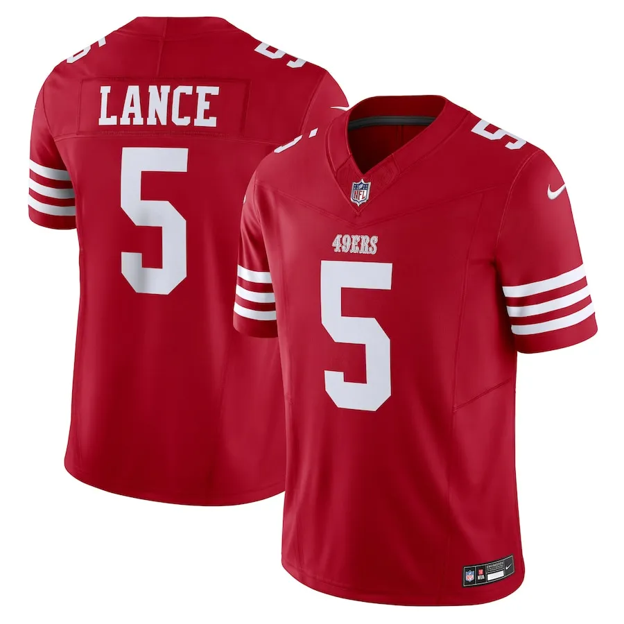 Trey Lance San Francisco 49ers Nike Vapor F.U.S.E. Limited Jersey - Scarlet 5270