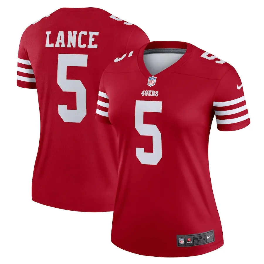 Trey Lance San Francisco 49ers Nike Women's Legend Player Performance Top -  Scarlet