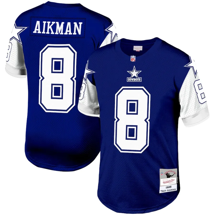 Troy Aikman Dallas Cowboys Mitchell &amp Ness Legacy Replica Jersey - Navy
