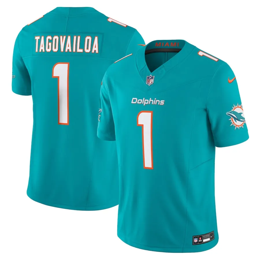 Tua Tagovailoa Miami Dolphins Nike Vapor F.U.S.E. Limited Jersey - Aqua 6816