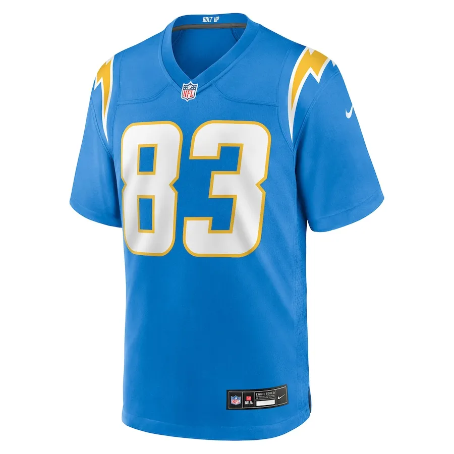 Tyler Conklin Los Angeles Chargers Nike Team Game Jersey -  Powder Blue