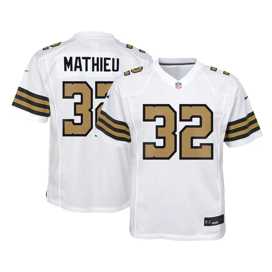 Tyrann Mathieu New Orleans Saints Nike Youth Alternate Game Jersey - White