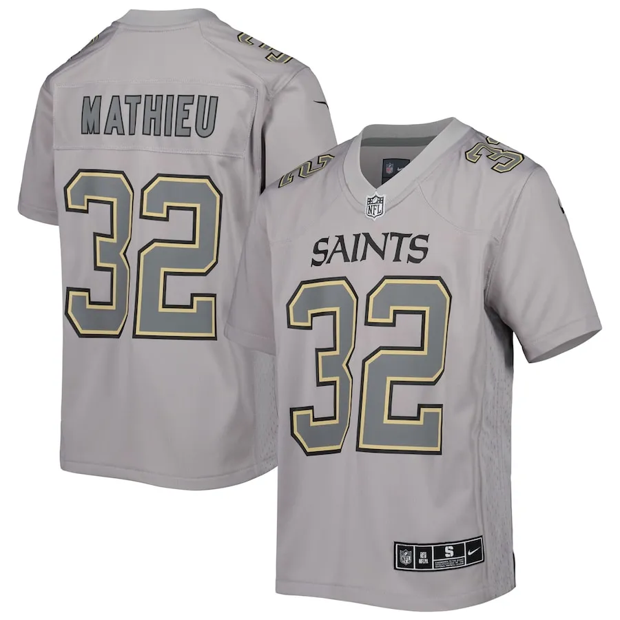 Tyrann Mathieu New Orleans Saints Nike Youth Atmosphere Game Jersey - Gray