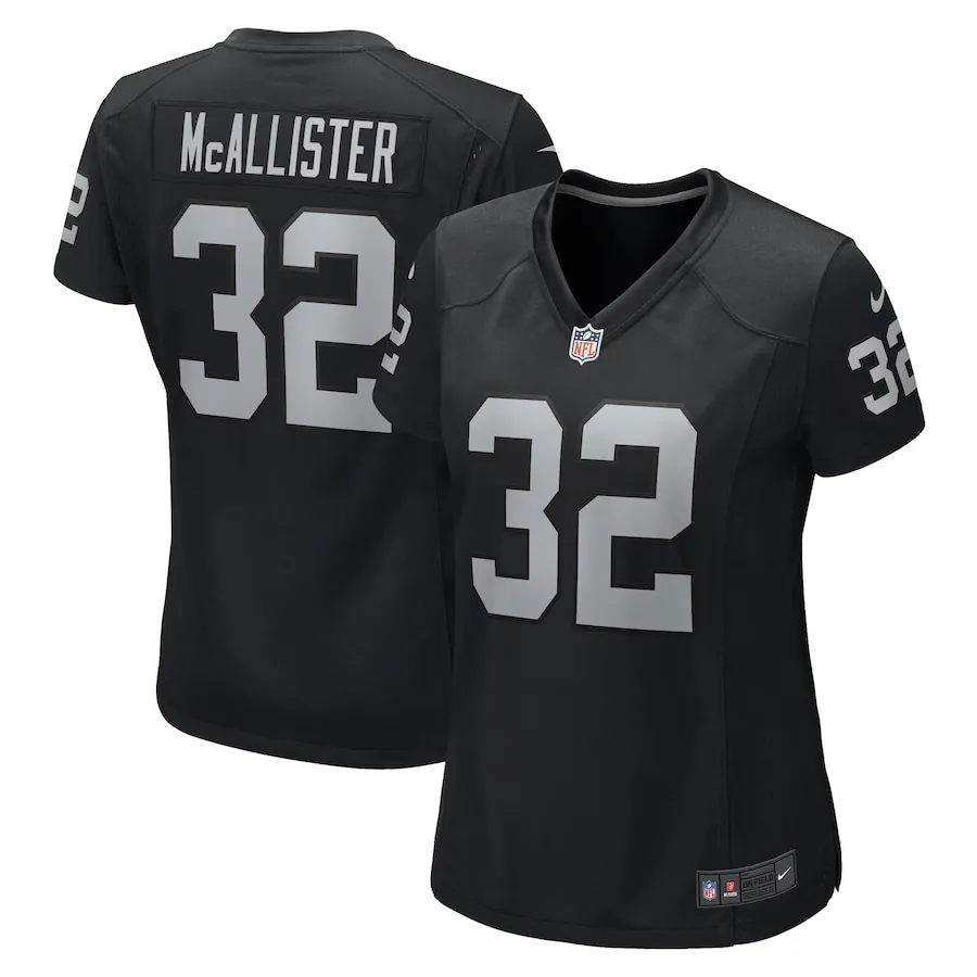 Tyreik McAllister Las Vegas Raiders Nike Women's  Game Jersey -  Black