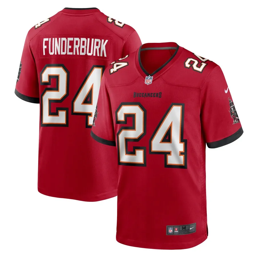 Tyrek Funderburk Tampa Bay Buccaneers Nike  Game Jersey -  Red