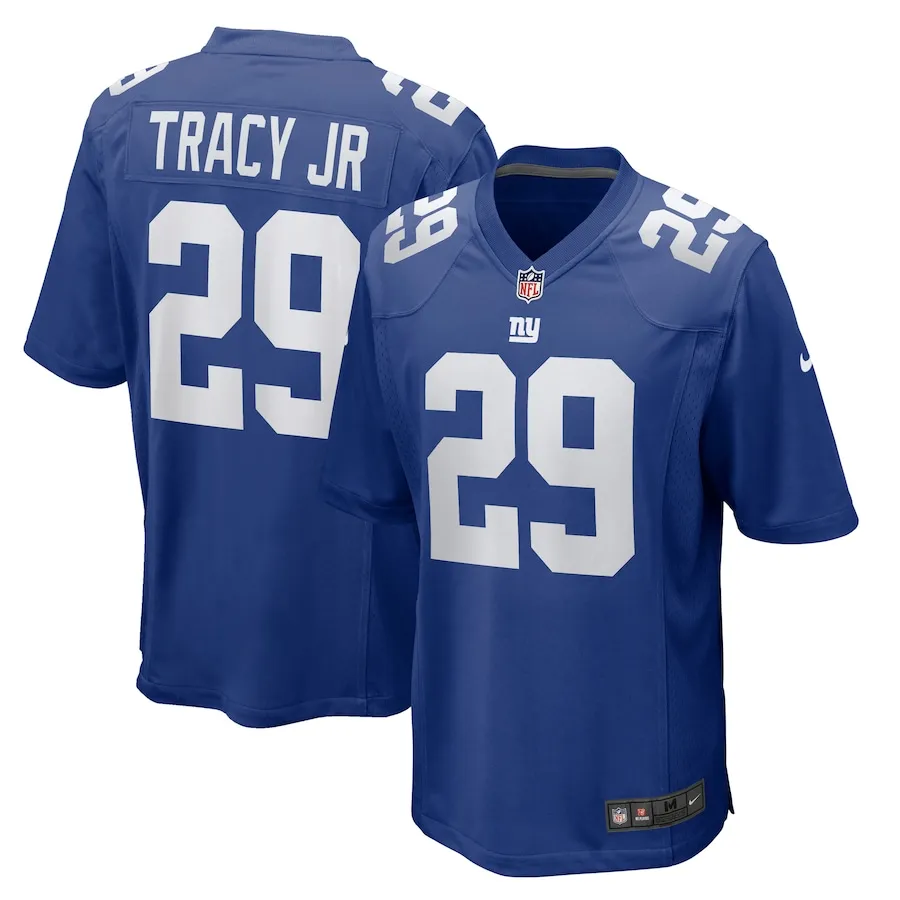 Tyrone Tracy Jr. New York Giants Nike Team Game Jersey -  Royal