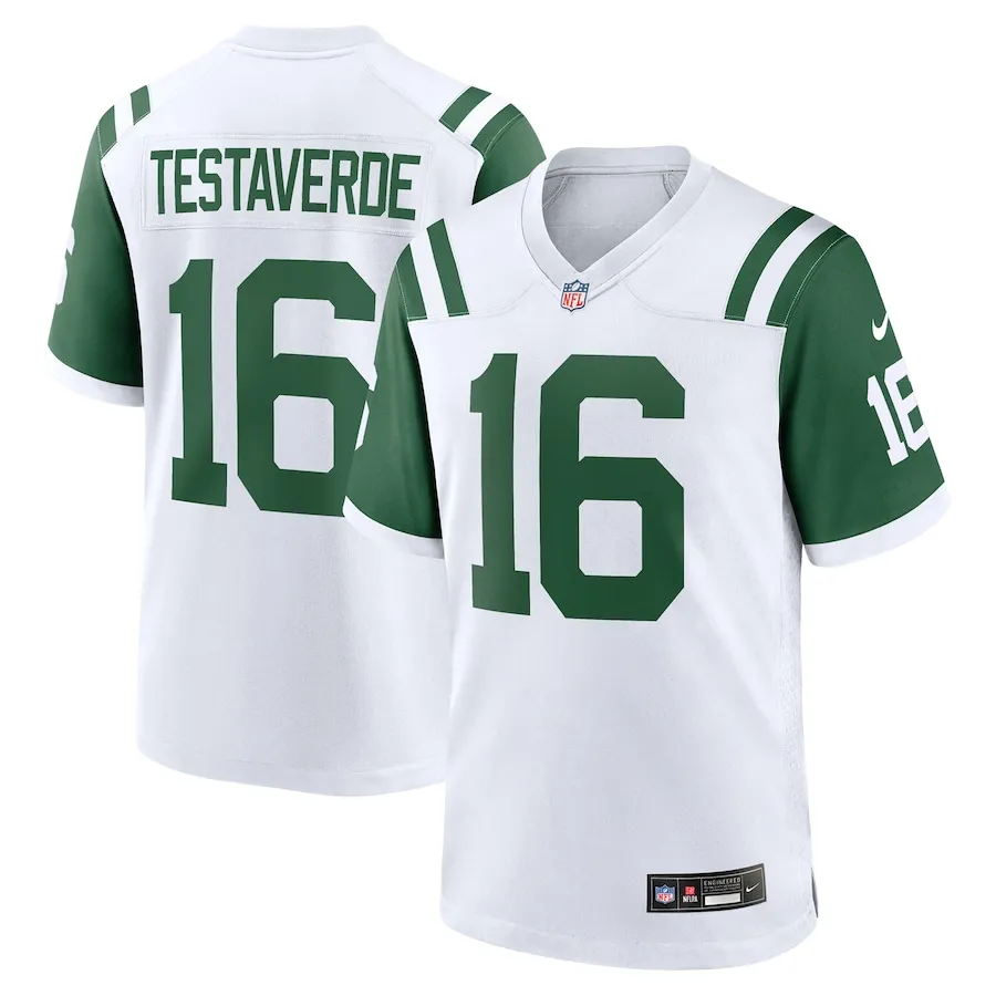 Vinny Testaverde New York Jets Nike Retired Player Alternate Game Jersey - White