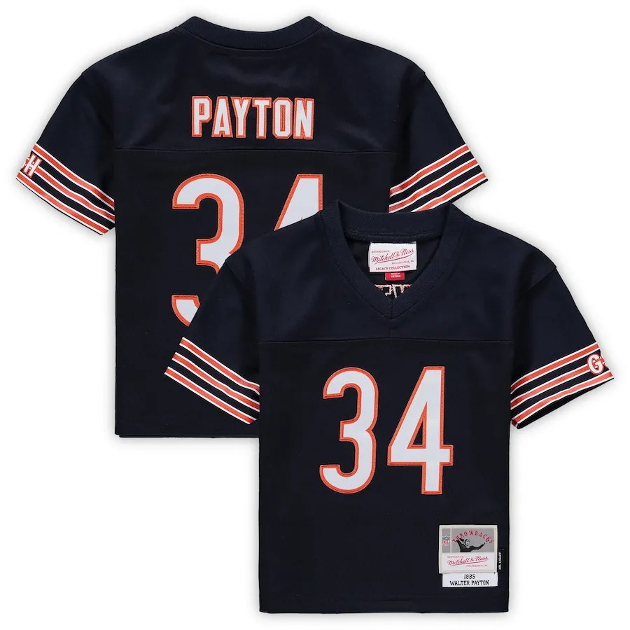 Walter Payton Chicago Bears Mitchell &amp Ness Toddler 1985 Retired Legacy Jersey - Navy