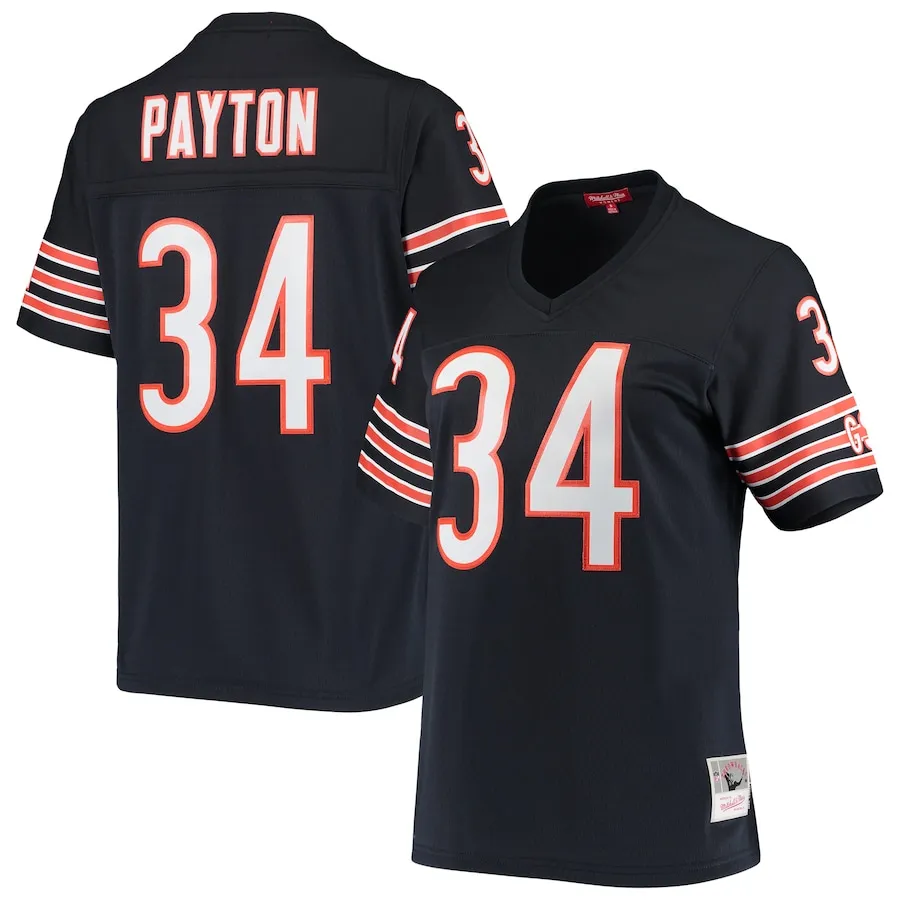 Walter Payton Chicago Bears Mitchell &amp Ness Women's 1985 Legacy Replica Jersey - Navy