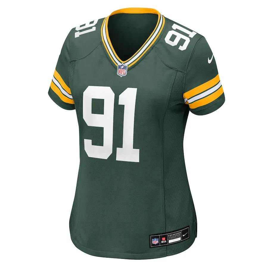 Warren Brinson Green Bay Packers Nike Women's Team Game Jersey -  Green