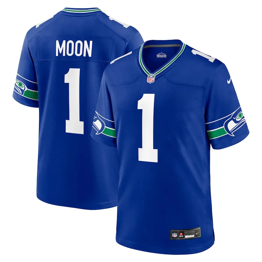 Warren Moon Seattle Seahawks Nike Retired Player Alternate Game Jersey - Royal