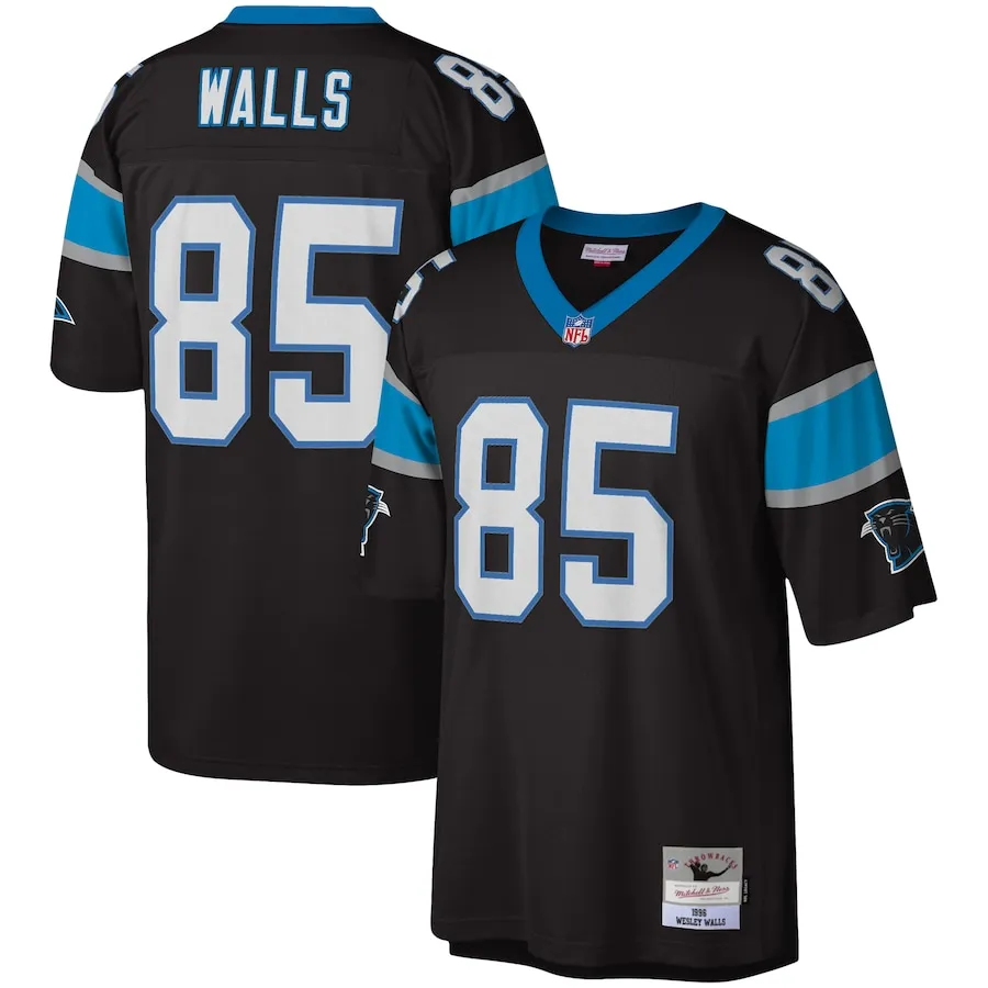 Wesley Walls Carolina Panthers Mitchell &amp Ness Legacy Replica Jersey - Black