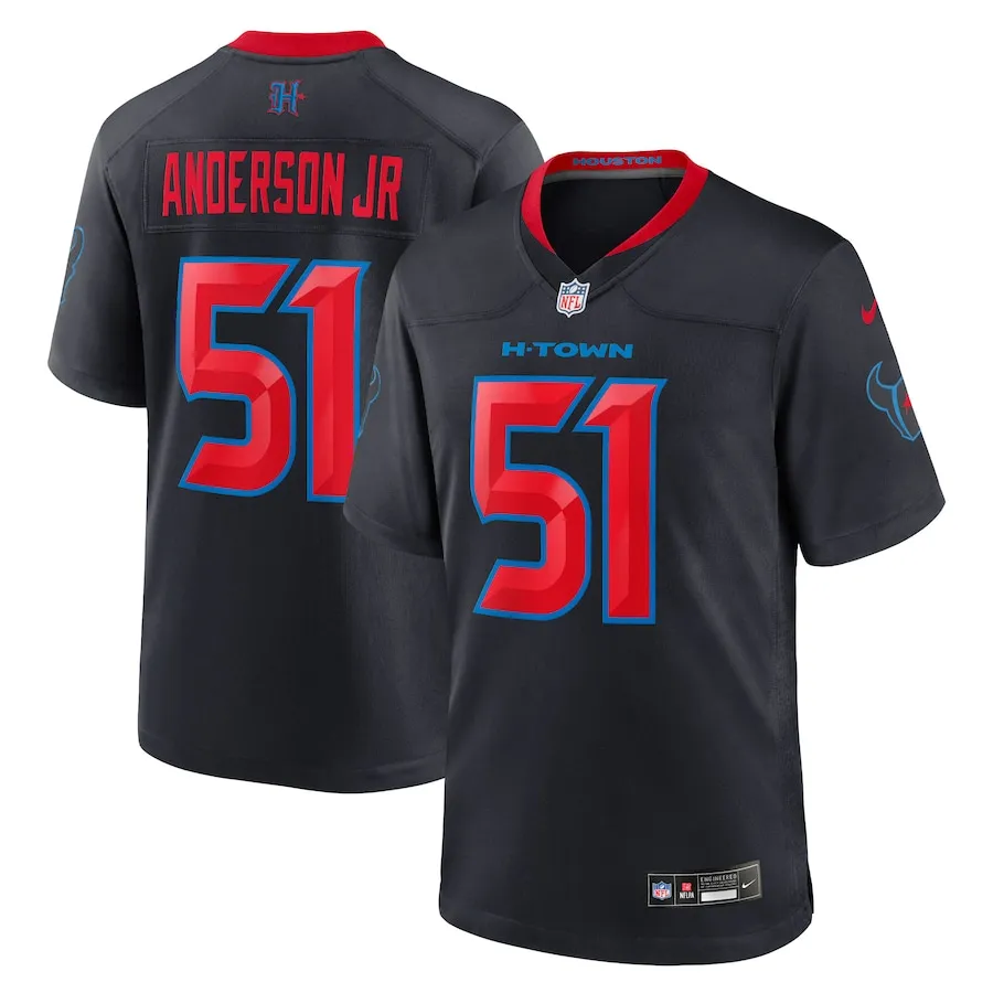 Will Anderson Jr. Houston Texans Nike 2nd Alternate Game Jersey - Navy