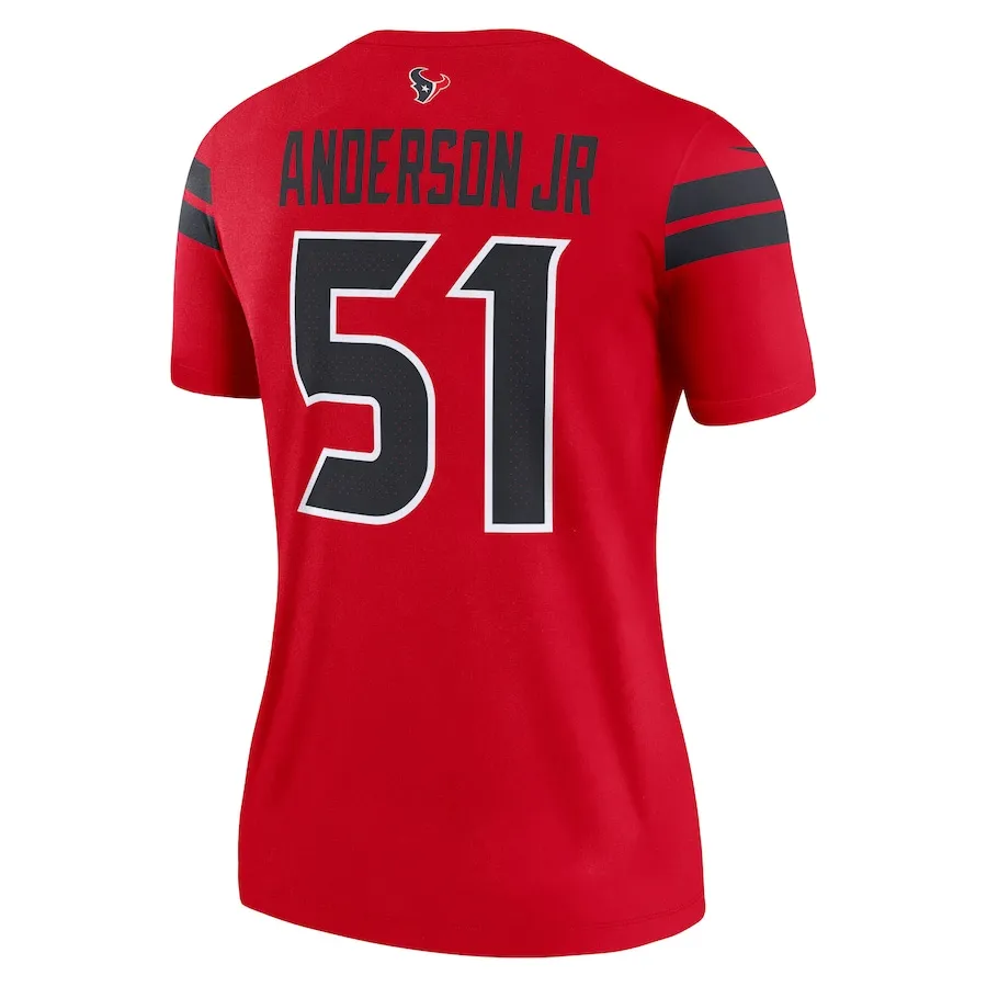 Will Anderson Jr. Houston Texans Nike Women's Alternate Legend Player Performance Top -  Red