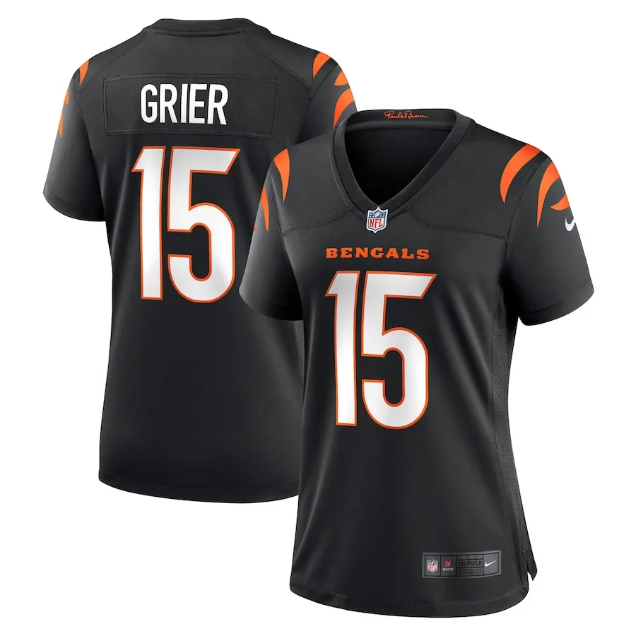 Will Grier Cincinnati Bengals Nike Women's Team Game Jersey -  Black 3807
