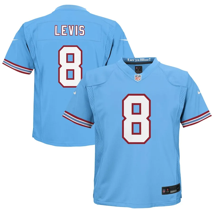 Will Levis Tennessee Titans Nike Toddler Alternate Oilers Throwback Game Jersey - Light Blue