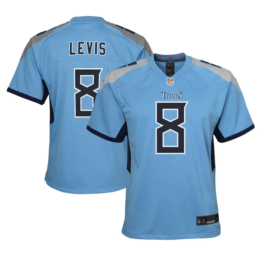 Will Levis Tennessee Titans Nike Youth Alternate Game Jersey - Light Blue