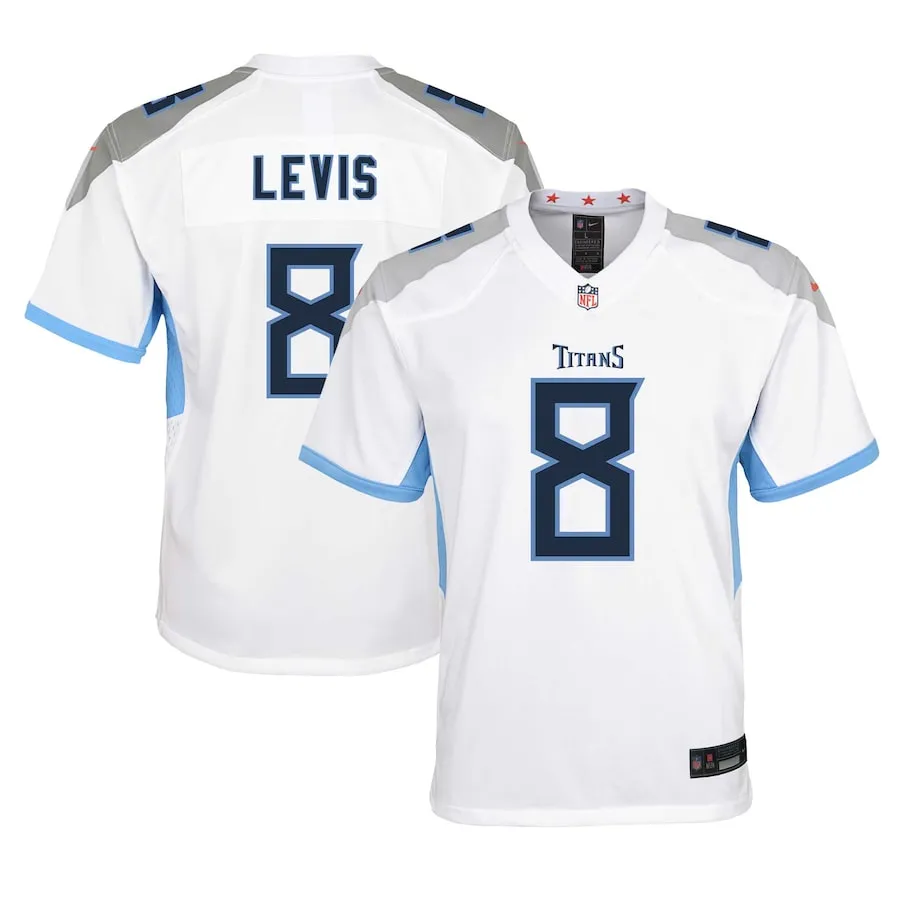 Will Levis Tennessee Titans Nike Youth Game Jersey - White