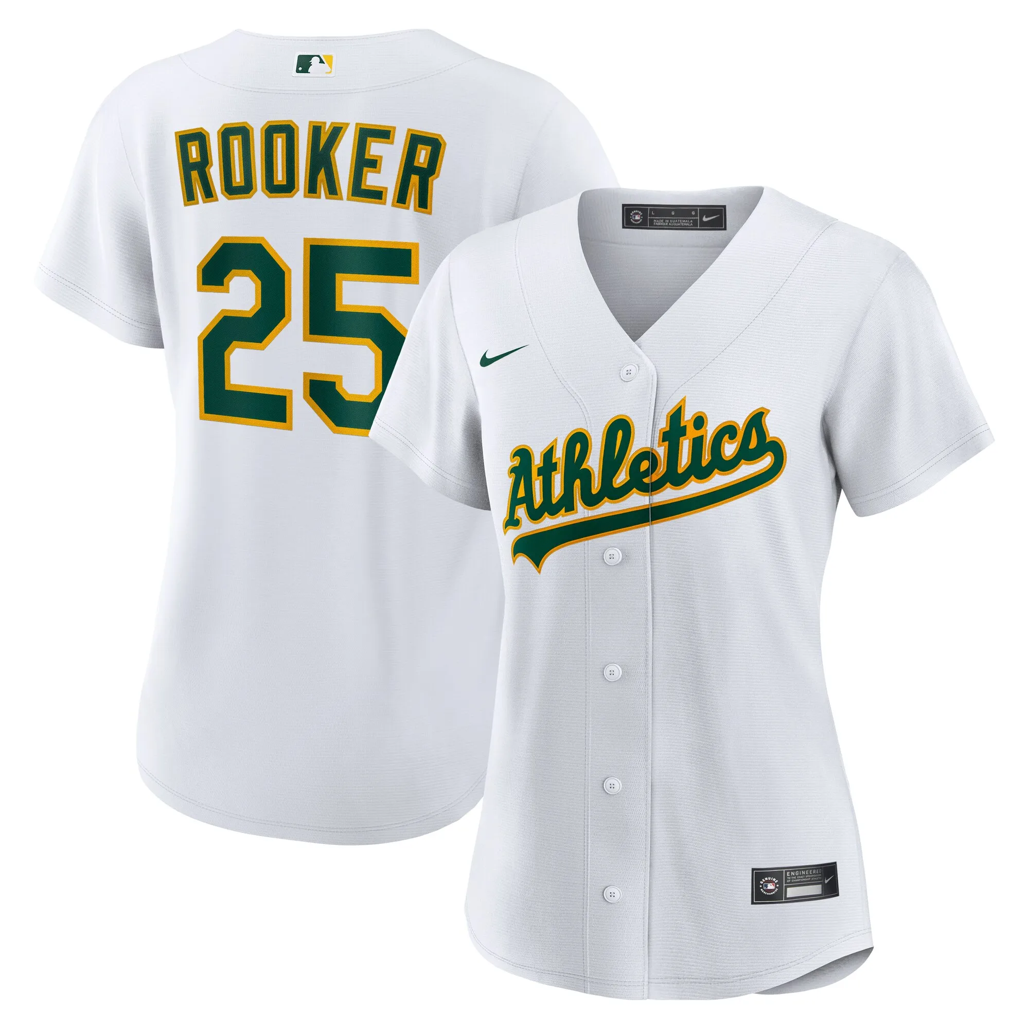 Brent Rooker Athletics Nike Women's Home Replica Jersey - White