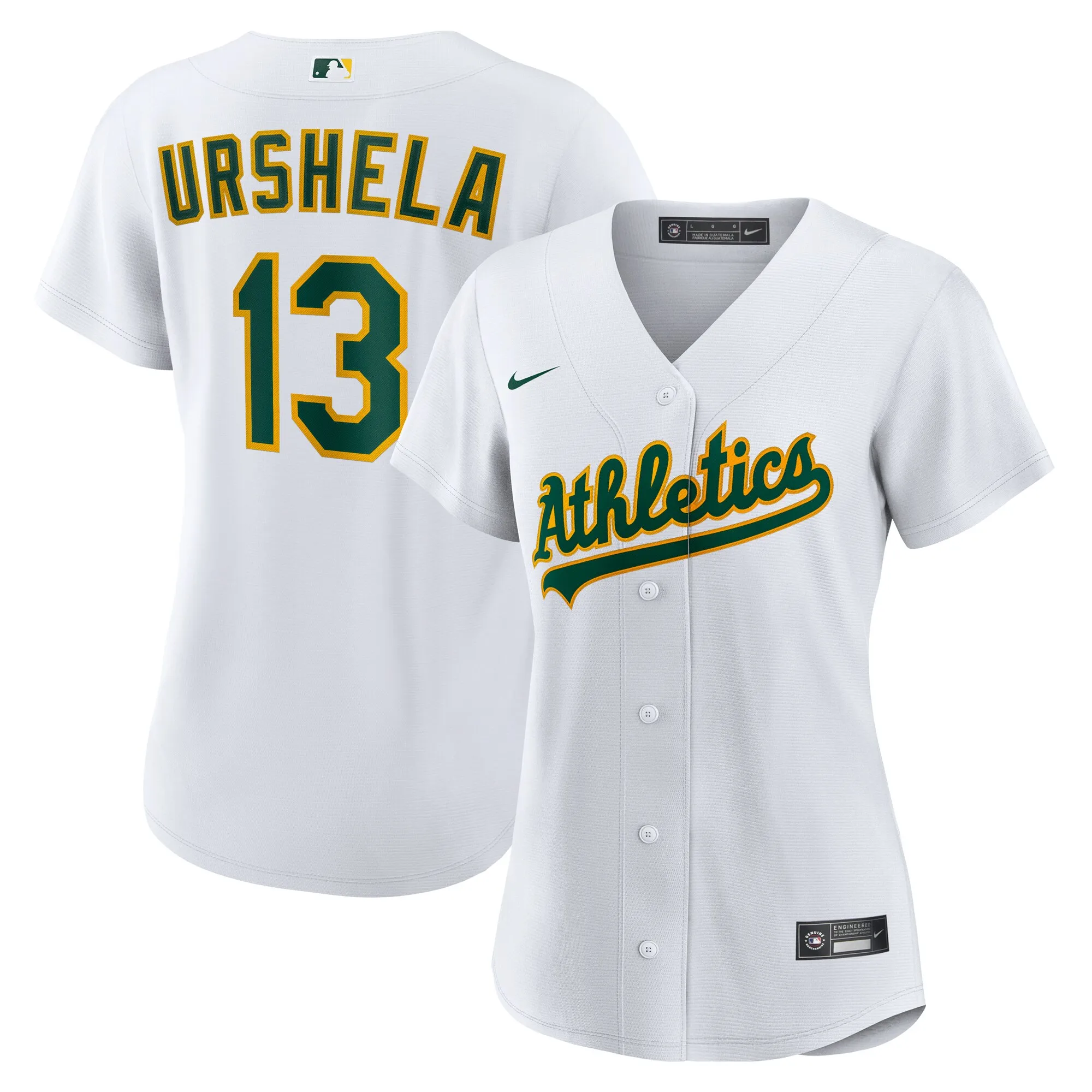 Gio Urshela Athletics Nike Women's Home Replica Jersey - White