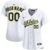Athletics Nike Women's Home Limited Custom Jersey - White