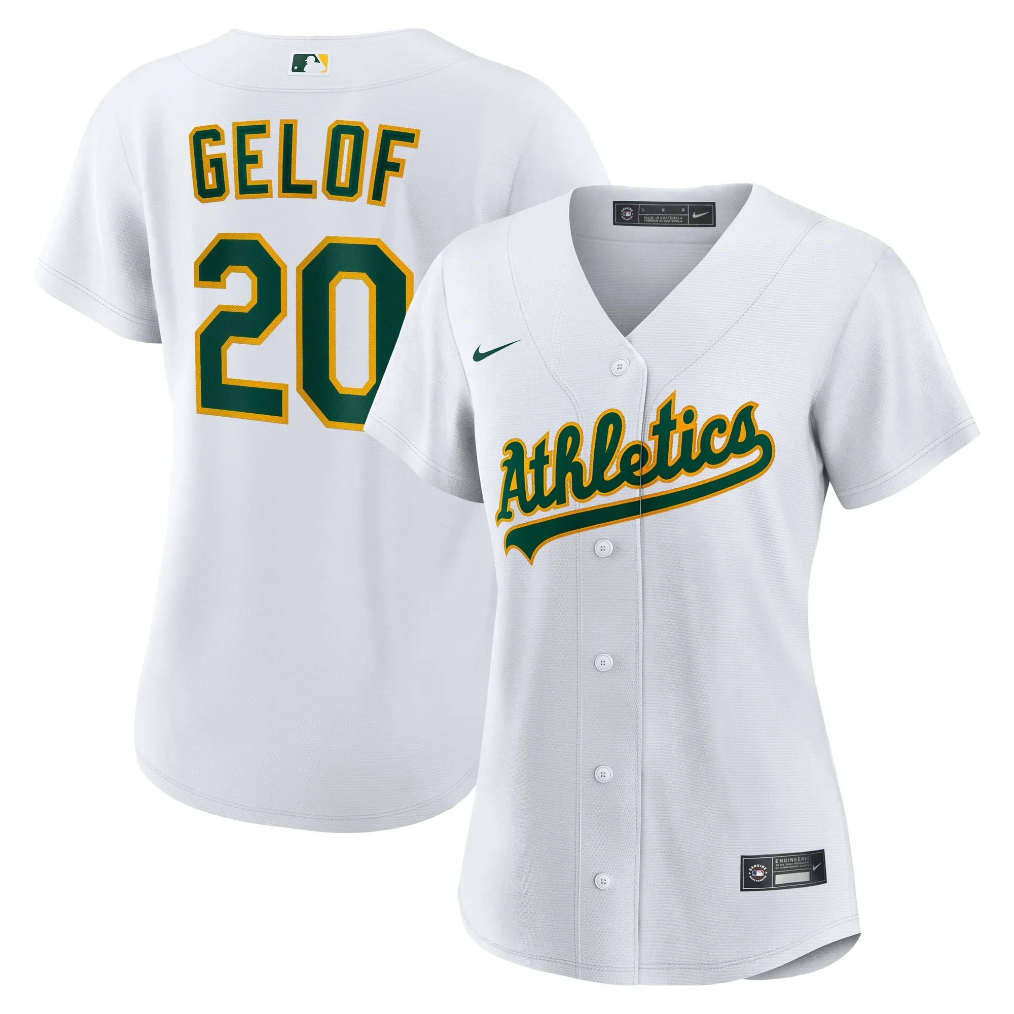 Zack Gelof Athletics Nike Women's Home Replica Jersey - White