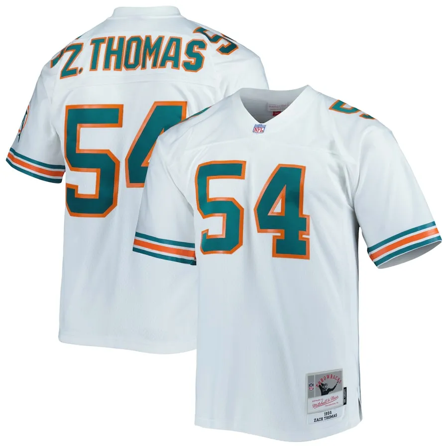 Zach Thomas Miami Dolphins Mitchell &amp Ness Legacy Replica Jersey - White