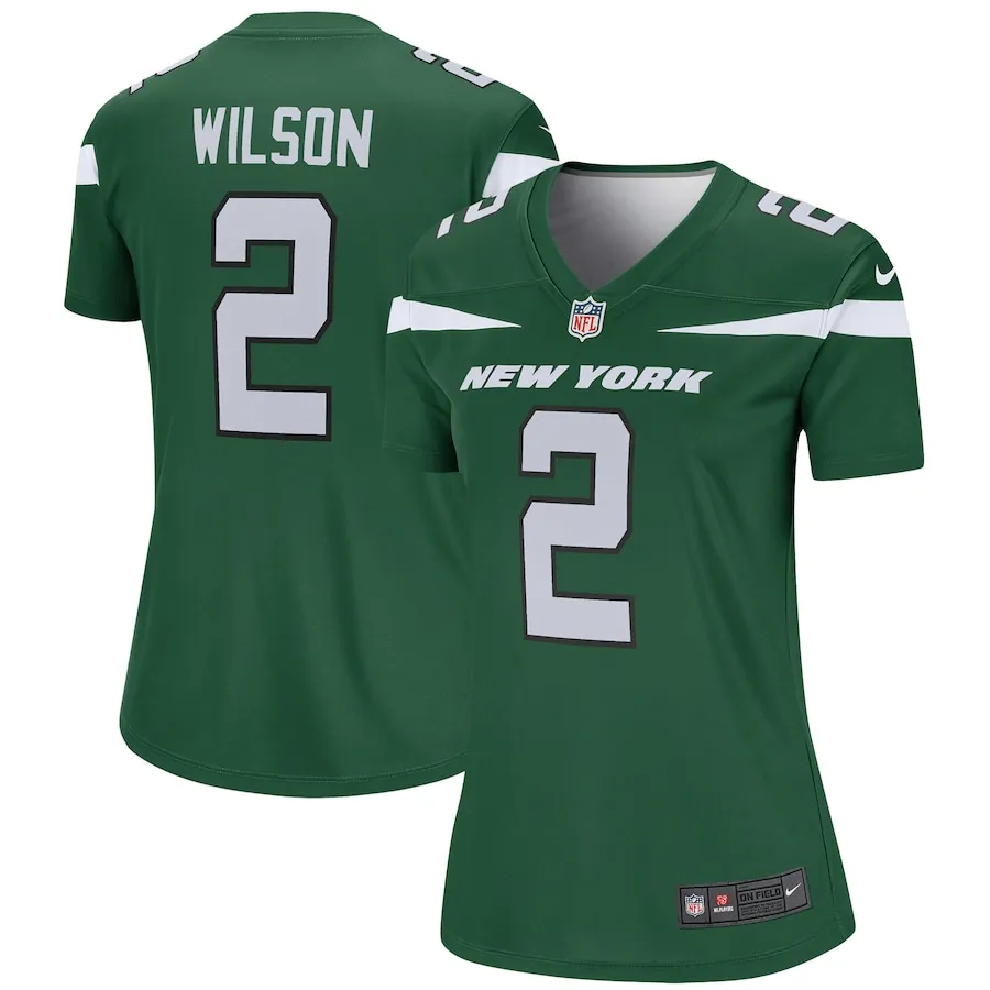 Zach Wilson New York Jets Nike Women's Team Legend Player Performance Top -  Green