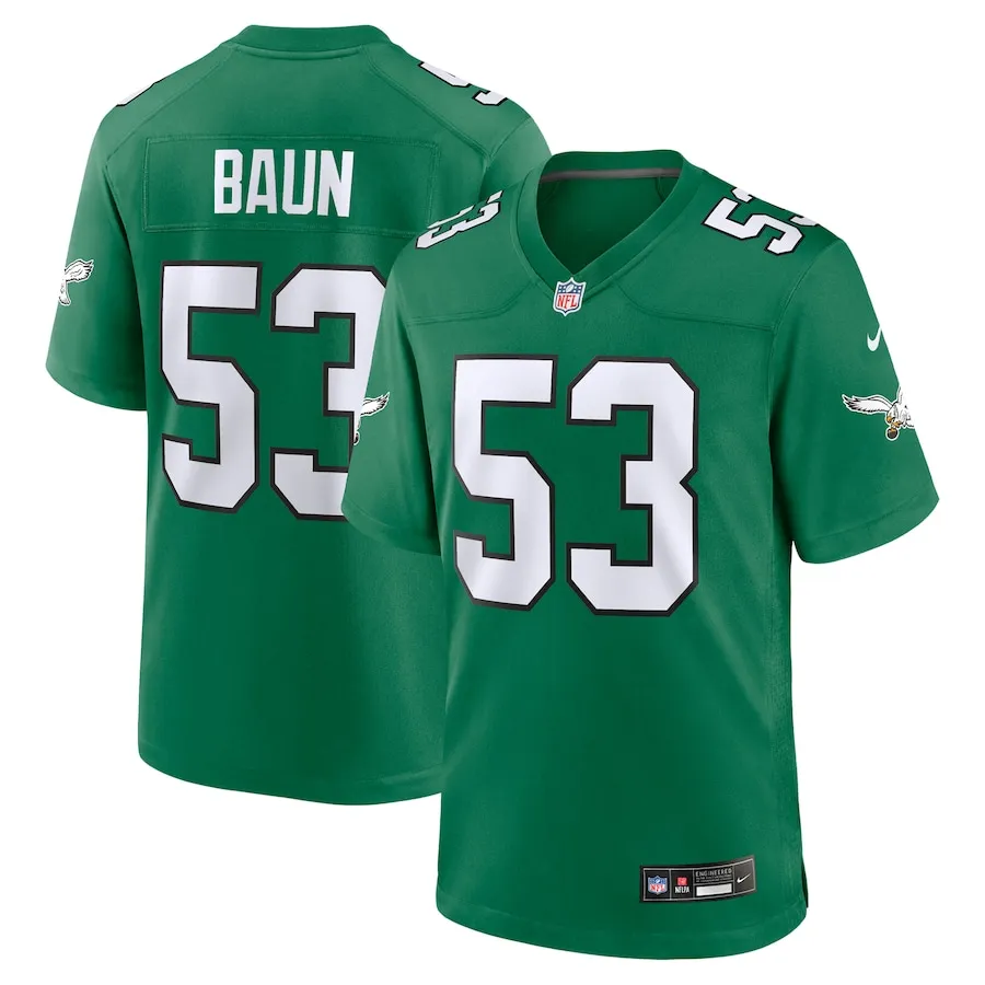Zack Baun Philadelphia Eagles Nike Alternate Game Jersey -  Kelly Green