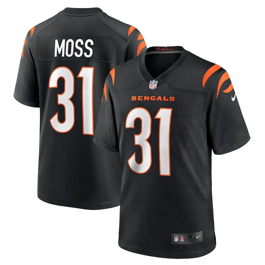 Zack Moss Cincinnati Bengals Nike  Game Jersey -  Black