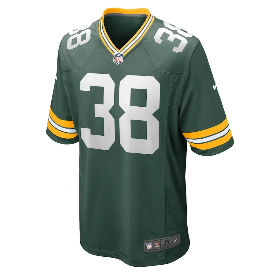 Zayne Anderson Green Bay Packers Nike Team Game Jersey -  Green 5248